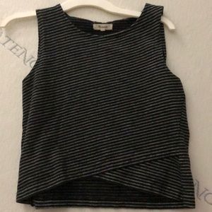 Madewell Black and White Top